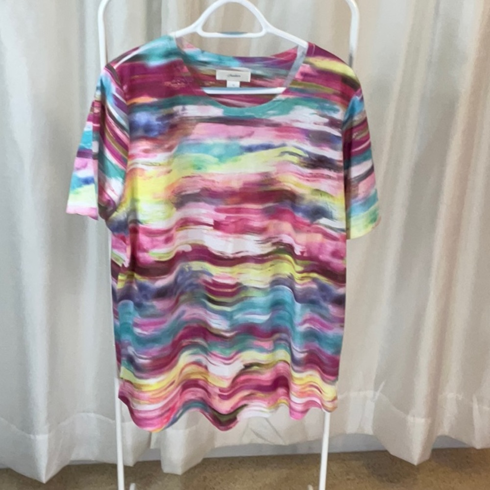 CJ Banks brushstroke top - 1X